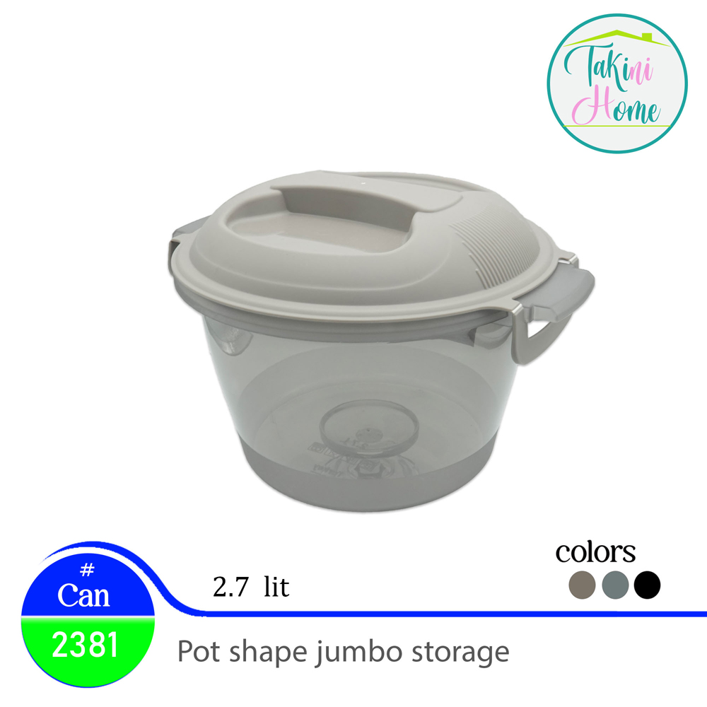 plastic container 2.70 liter