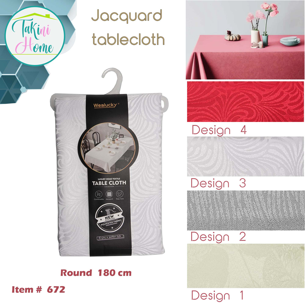delux jaccar table cloth