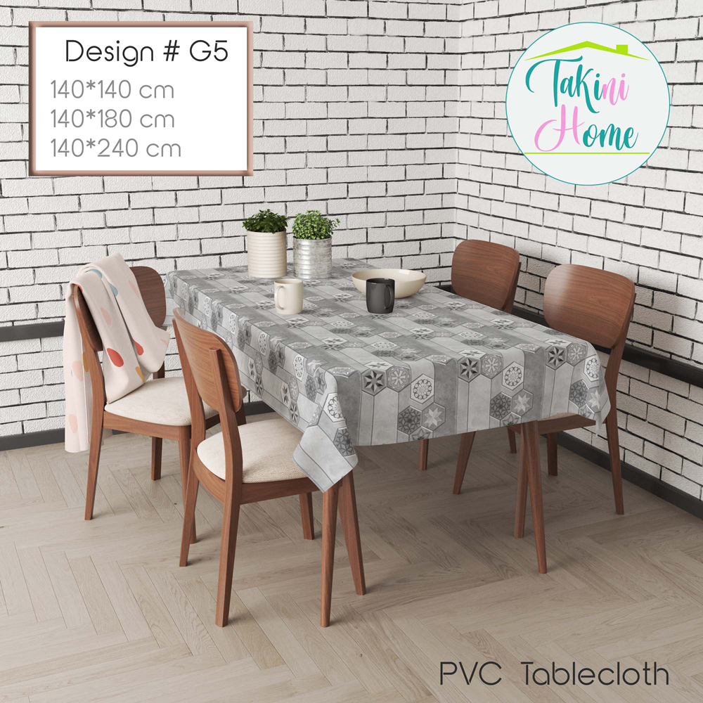 pvc table cloth 140 x 180 cm