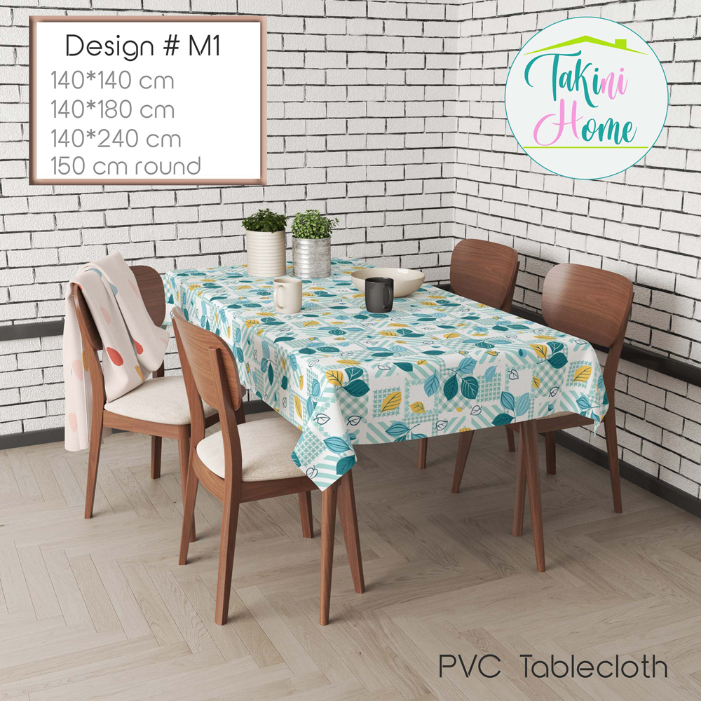 pvc table cloth size 140 x 140
