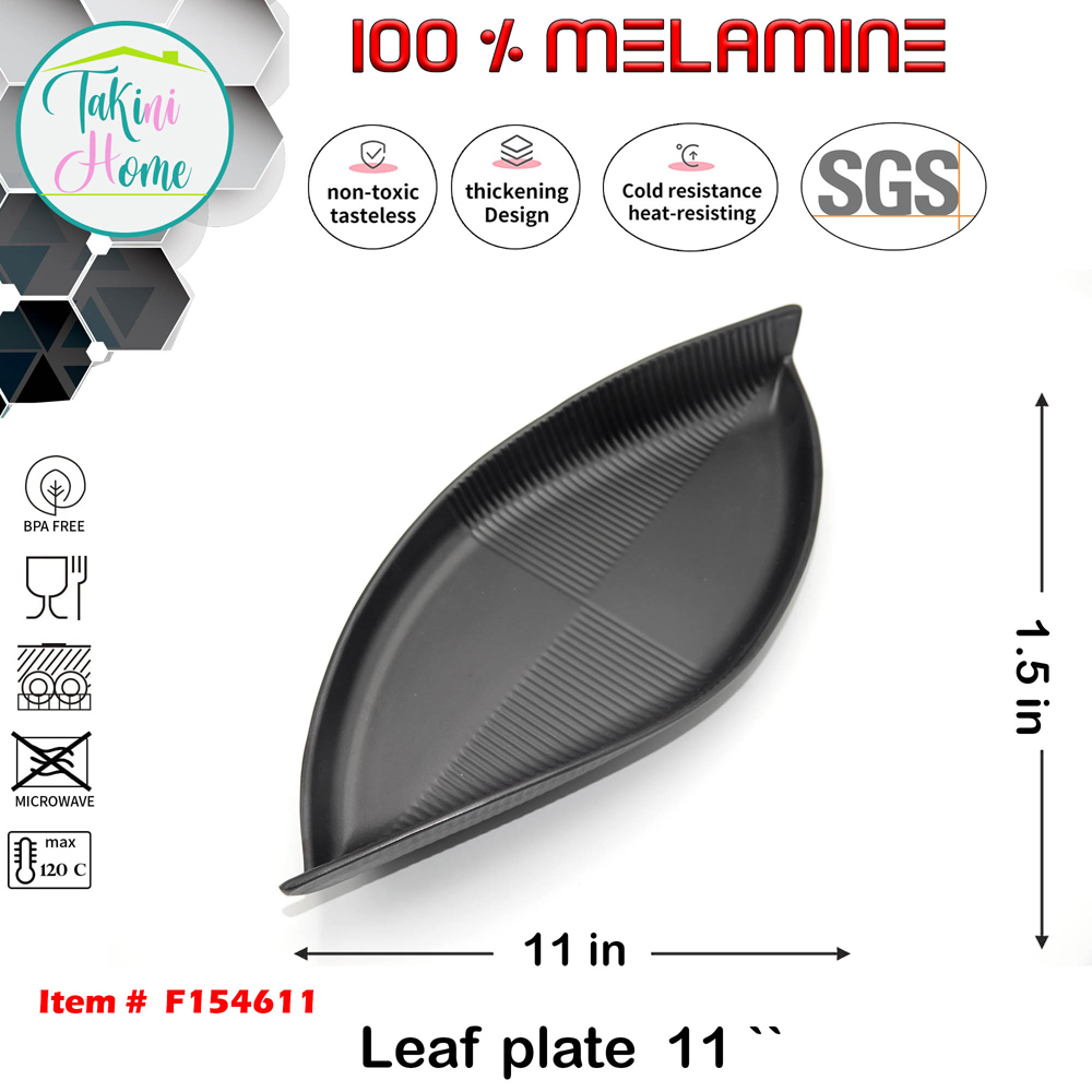 serving plate black