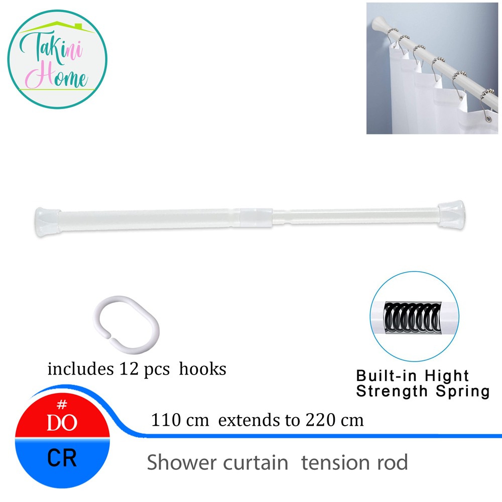 TENSION ROD FOR SHOWER CURTAIN