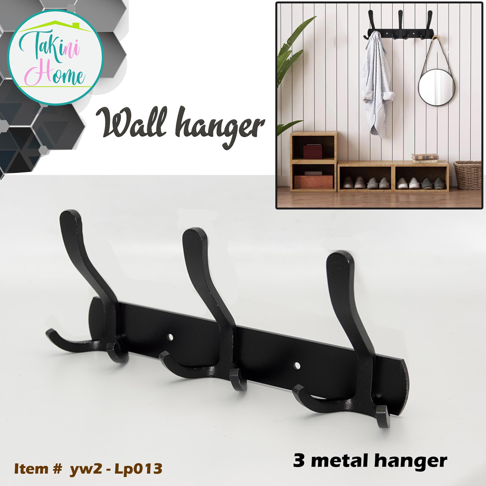 wall mounted clothe hanger.