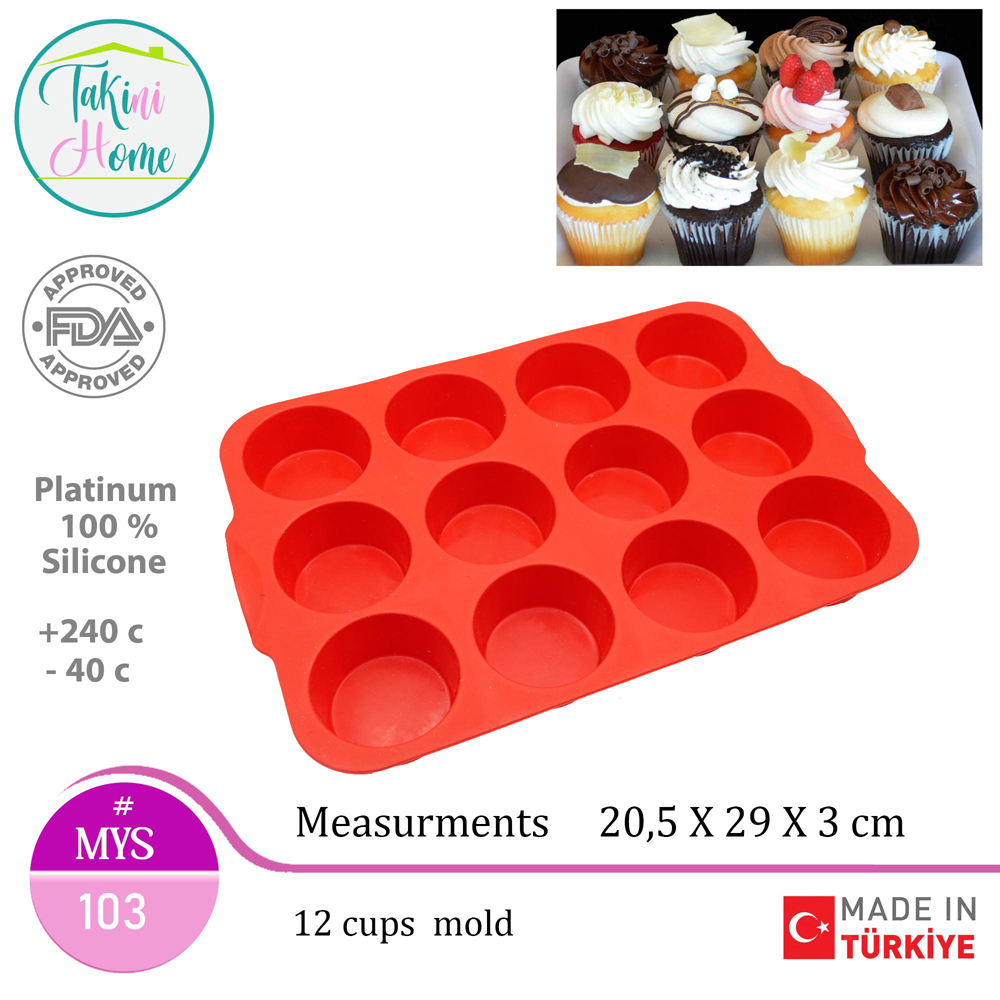 muffin silicone mold