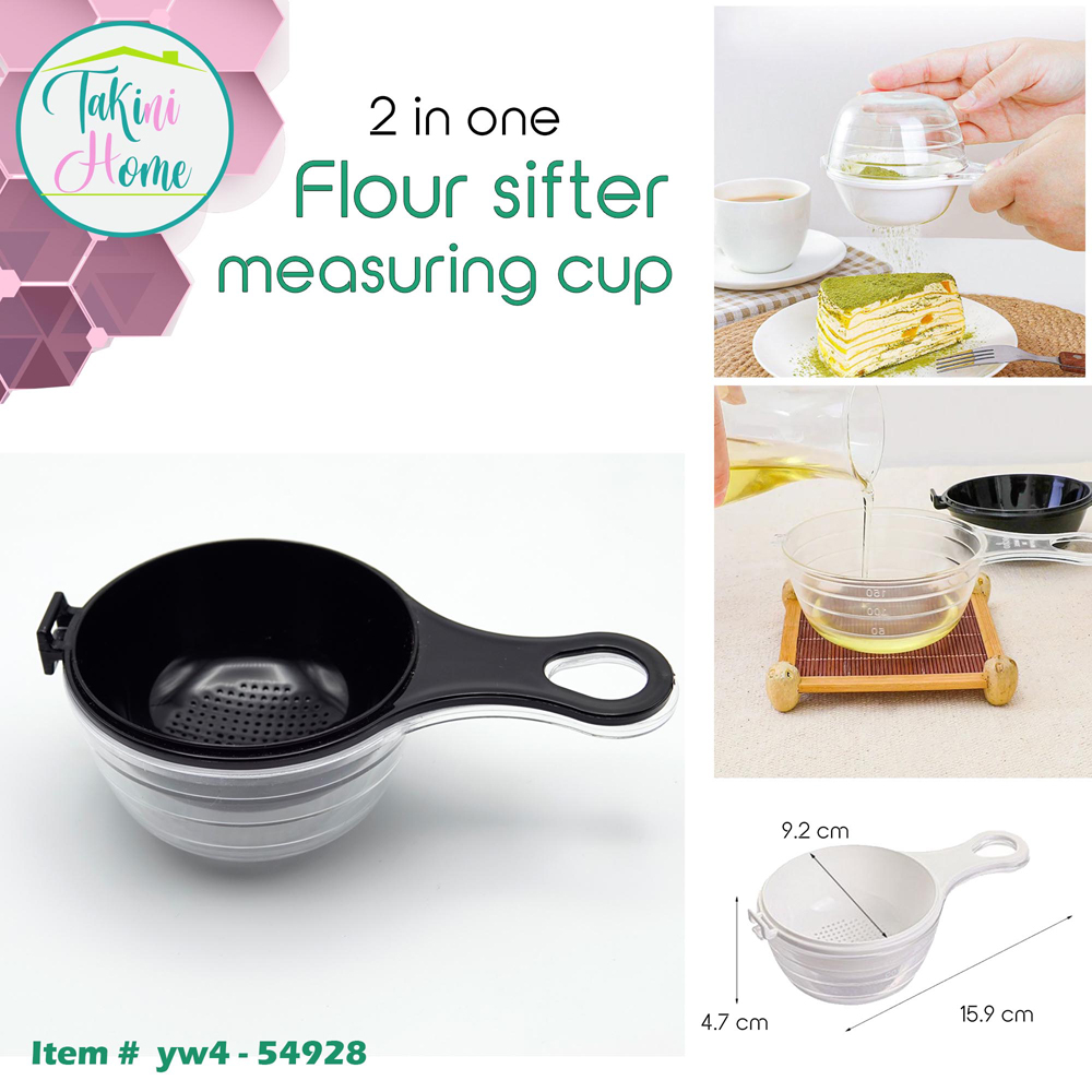 flour sifter measuring cup