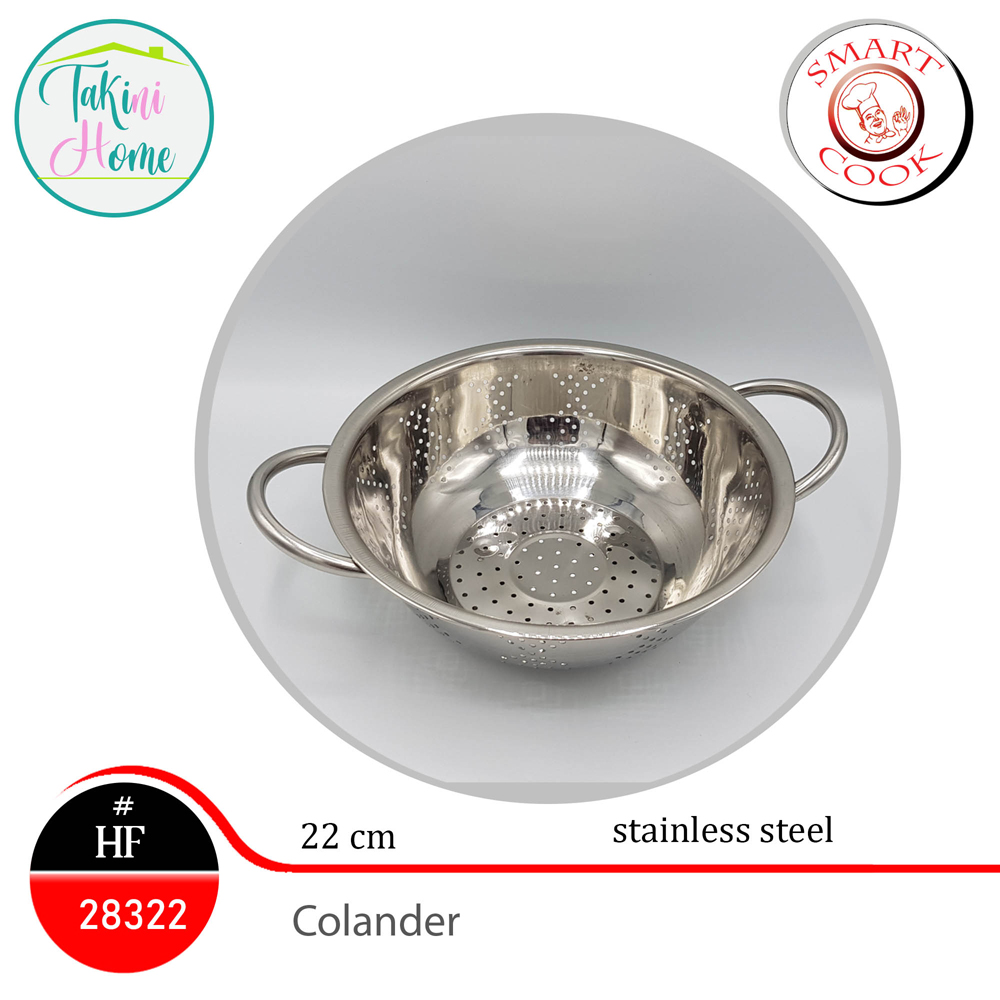 colander 22 cm stainless steel