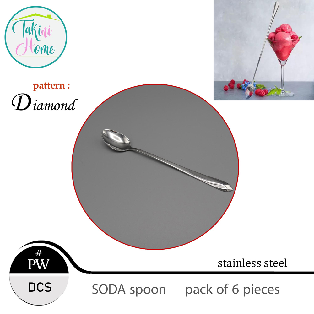 Soda spoon stainless steel