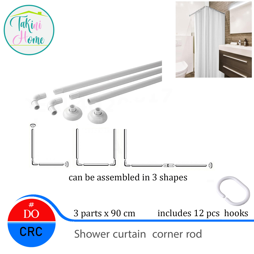 shower curtain corner road